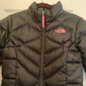 Girls north face jacket size 10/12